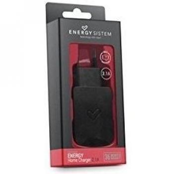 Energy Sistem High Power - Cargador de pared, 2.1 A, color negro