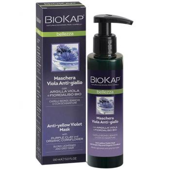 Mascarilla Antigiallo BioKap Bellezza 150ml para Cabello Rubio y Sombreado