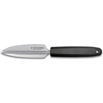 3 Claveles 0 Decorador Fruta de 21 cm, Acero Inoxidable, Negro, 26x5.2x2 cm