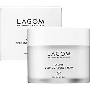 Crema hidratante profunda Lagom Deep Moisture Cream | Cosmética Coreana | Con aceite de semilla de jojoba | 50 ml