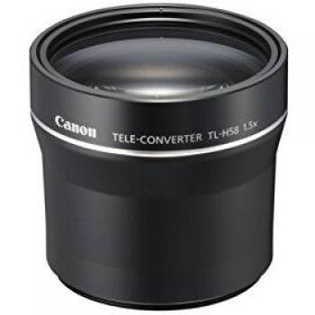Canon TL-H58 - Adaptador para Objetivos de videocámaras Canon HF S10/HF S100, Negro