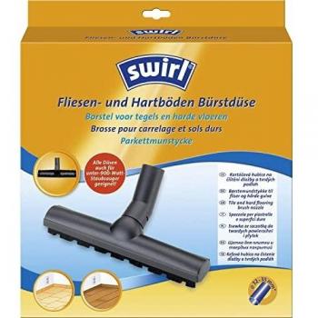 Accesorio de Aspiradora Bürstdüse para Azulejos y Suelos Duros con Cepillo Natural, Compatible con Miele, Siemens, Bosch, Philips, Kärcher, AEG, Samsung y Rowenta