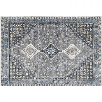 Alfombra Vintage Oriental Brillante - 200 x 290 cm - Gris