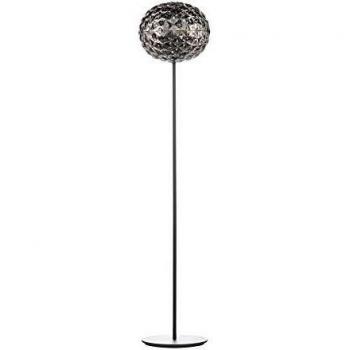Lámpara de pie LED Kartell Planet 160 cm gris humo