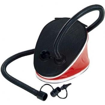 Bomba de pie High Peak 5L, 15 x 15,5 cm, Negra/Roja