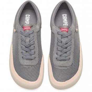 CAMPER Peu Rambla Women's Grey Cotton Sneakers Size 40/9