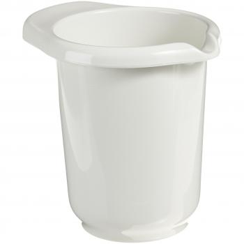 Emsa Superline - Jarra medidora de 1,2 litro de plástico, indicadores de medidas en el interior, fácil limpieza al lavavajillas, color blanco