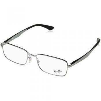 Ray-Ban 0Rx6333, Monturas de Gafas para Hombre, Shiny Dark Brown, 52