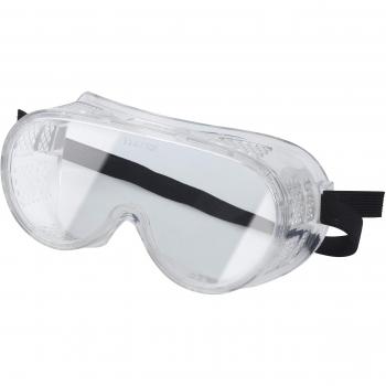 WOLFCRAFT 4903000 gafas de visión total Standard con cinta de goma, transparente PACK 1