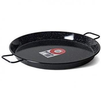 Garcima 5020625 Paellera Valenciana Esmaltada 7 personas/ 36 cm, Negro, 47 x 36 x 6 cm