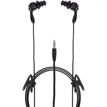 Auriculares deportivos internos 3.5mm impermeables para natación, con graves estéreo para música y juegos, compatibles con teléfono y reproductor de MP3
