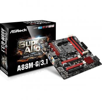 Asrock A88M-G/3.1 AMD A88X Socket FM2+ Micro ATX - Placa base