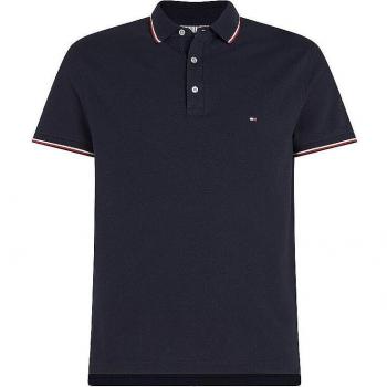 Tommy Hilfiger Men's Slim Fit Organic Cotton Stretch Polo - Navy Blue
