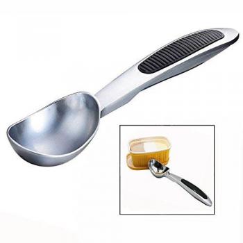 Itian Cucharada de Helado, Hielo Crema Cuchara, Diseño Antideslizante Mango, Hecho de Acero Inoxidable
