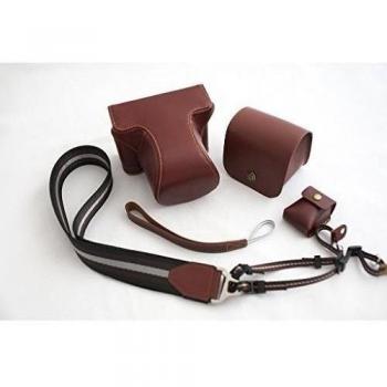 TP hecha a mano genunie completo a la cámara – Funda de piel y otros 4 Accesorios para Fujifilm X-E2 X-E1 XE2 XE1 B