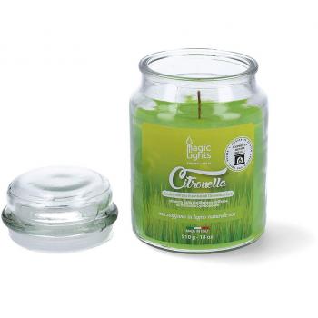 Vela citronela en tarro 510ml Magic Lights
