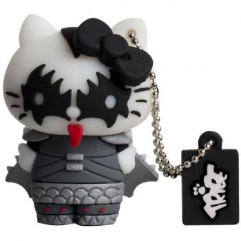 Tribe Hello Kitty Kiss Pendrive - Memoria USB Flash Drive 2.0, de goma, de 8 GB con llavero, diseño Demon
