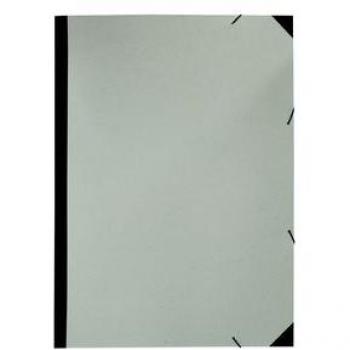 Carpeta Dibujo A3 cartón gris lomo tela 50x37