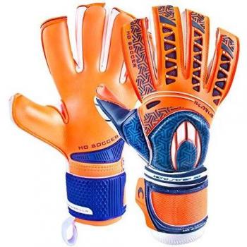 HO Soccer Ikarus Roll Negative Guantes de Portero, Unisex Adulto, Naranja/Azul/Blanco, 8.5