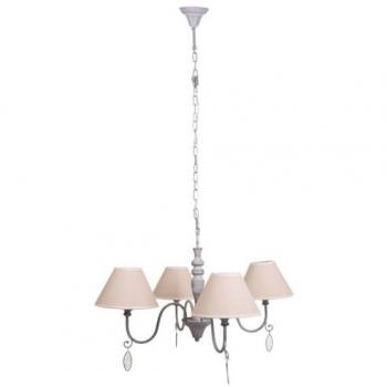 Lámpara de Techo Wanderlust Deco Alexandra House Living Blanco Gris 55x55x125h cm de metal gris