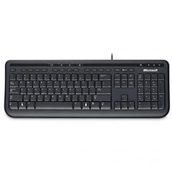Teclado Microsoft Wired 600, USB, QWERTY, Negro, Español