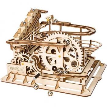 ROKR 3D Wooden Puzzle Mechanical Model Kit - Waterwheel Coaster LG501