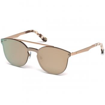 Monturas de Gafas Web WE0190 34G, Dorado (Bronzo Chiaro LucMarrone Specchiato), 0.0 Unisex Adulto