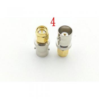 Adaptador Coaxial RF SMA a N y BNC para Antena WiFi - Conector de Extensión UHF