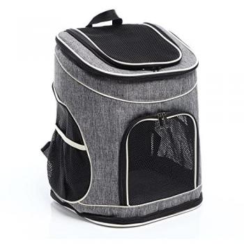 Mochila Plegable para Perro y Gato hasta 6kg - Transportín de Mascotas Fudajo