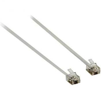 Valueline VLTP90200W100 cable telefónico - Cable para teléfonos fijos