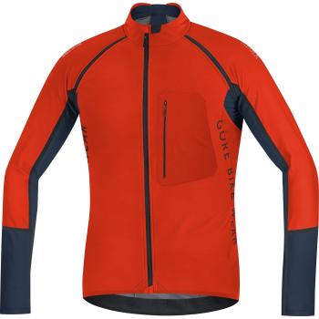 Gore BIKE WEAR Chaqueta MTB para hombre, 2 en 1, Mangas extraíbles, WINDSTOPPER Soft Shell, Alp-X PRO Zip-OFF Jersey, Talla S, Naranja/Negro, SWPALP359903
