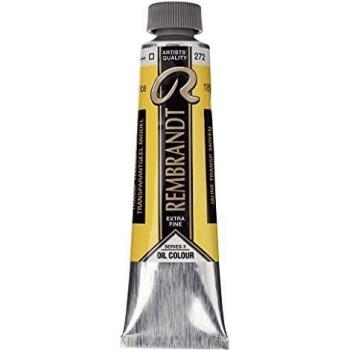 Talens Rembrandt - Excelentes colores de pintura al óleo - 40 ml - 272 Amarillo transparente medio
