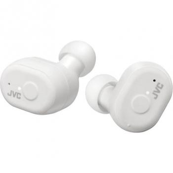 JVC HA-A11T Auriculares Inalámbricos True Wireless Bluetooth con Micrófono Integrado para Llamadas y Música, Color Blanco