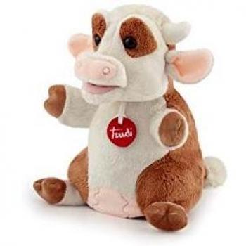 Marioneta de Mano Vaca Trudi 24 cm Marrón Infantil Plush