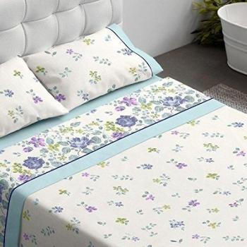 Burrito Blanco Juego de Sábanas 695 Cama Individual 105x190 cm hasta 105x200 cm 3 Piezas