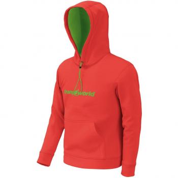 Trangoworld Kura Sudadera, Niños, Naranja / Gris Medio, 16