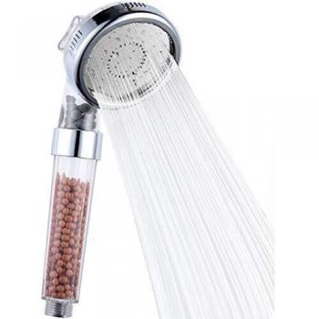 RYTECH Alcachofa de Ducha con Filtro Mineral, Cabezal de Mano Alta Presión, Conexión Universal de Tamaño de Alcachofa de Ducha, 3 Modos Masaje SPA de Alta Presión que Ahorra Agua