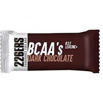 226ERS EFB | Endurance & Energy Bars, Barrita Energética para Mayor Resistencia con BCAAs 8:1:1 y Multivitaminas, Snack Saludable Sin Gluten, Chocolate Negro - 1 Barra