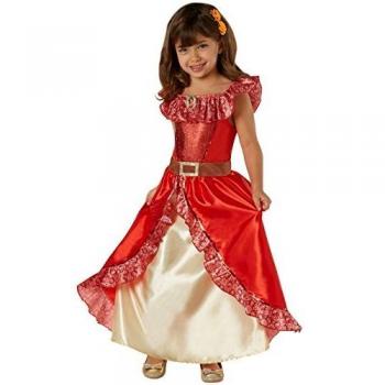 Disney - Disfraz de Elena de Avalor Deluxe para niña, infantil 3-4 años