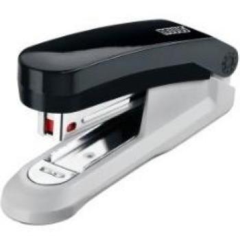 Novus E 15 15 Capacidad de la Hoja grapadora compacta con Staple Remover Integrado - Negro / Gris