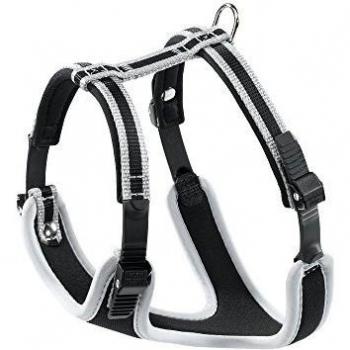 Feplast 75462921 Arnés Ergonómico para Perros Ergocomfort P XS, Sistema de Microrregulación, Desenganche Rápido, A: 28 x 38 Cm - B: 37 x 47 Cm Plateado