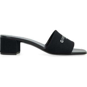 Givenchy Women's Black Canvas 4G Mules Size 36