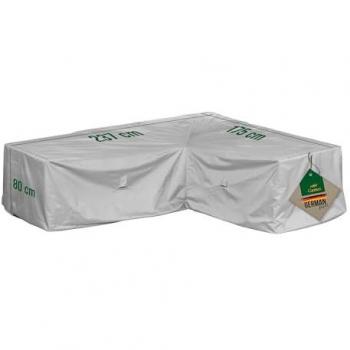 Funda Premium para Sofá de Jardín Esquinero Asimétrico 237x175x80 cm - Oxford 600D, Gris
