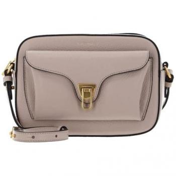 Coccinelle Mini Bag, Leather Crossbody Bag with Iconic Closure, Pink, Size: OS