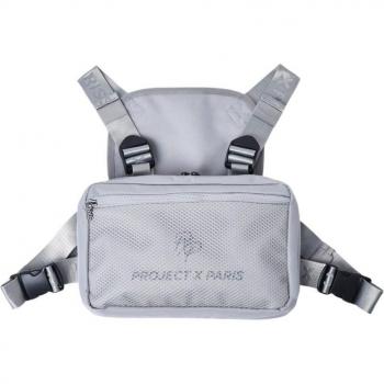 Project X Paris Logo Chest Bag - Unisex Light Grey