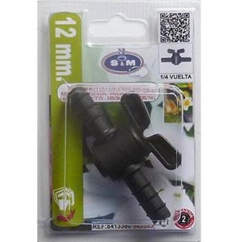 S&M 543593 Llave de Paso Goteo, Negro, 3x8.50x12 cm, 543593