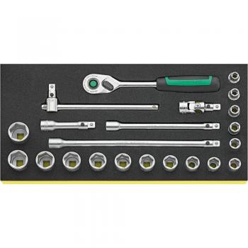 Bandeja TCS con Bocas de Llave de Vaso 3/8 TCS 456/16/6QR - Stahlwille