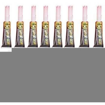Tubos de 16 extra fuertes super Tubes - Pegamento líquido para la Variedad de empleo instantánea anti goteo largo Nozzeled Adhesivo Obras En Papel de goma cerámica y cristal metal de madera de cristal de plástico DIY herramientas