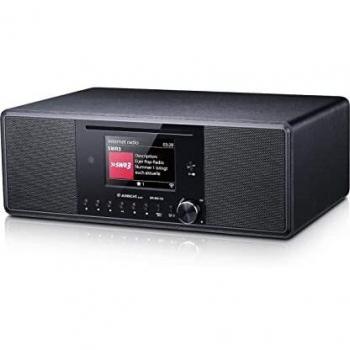 Albrecht DR 895 - Radio Híbrida Portátil CD con DAB+, FM, Internet y Spotify - Negro