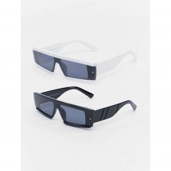 Urban Classics Alabama 2-Pack Unisex Sunglasses (Black/White)
